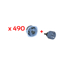 PACK 490 BOITE PLACO NOAIR Ø67 SIMPLE+SCIE CLOCHE